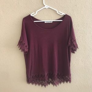 Chloe K Burgundy Top